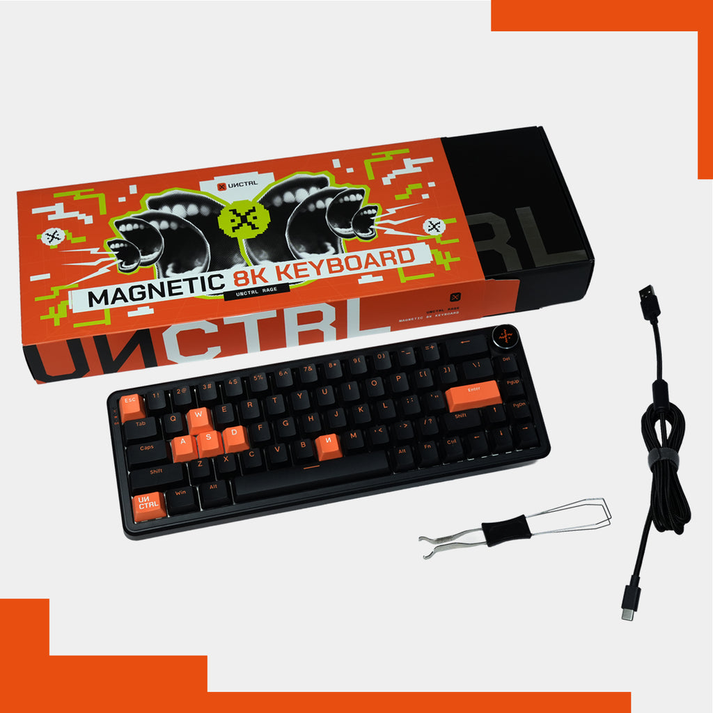 Programer Rage Keyboard UNCTRL RAGE Magnetic 8K Keyboard