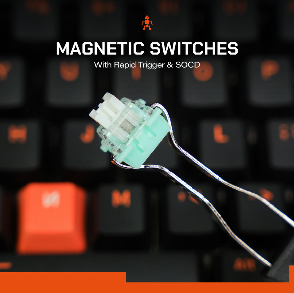 Programer Rage Keyboard UNCTRL RAGE Magnetic 8K Keyboard